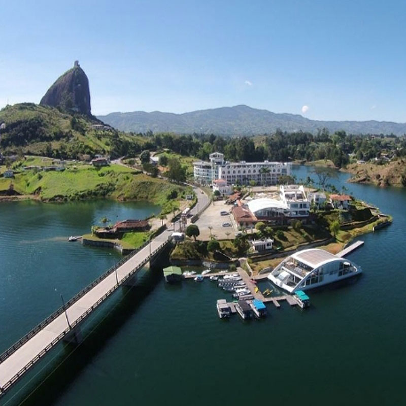 Foto aérea de Guatape